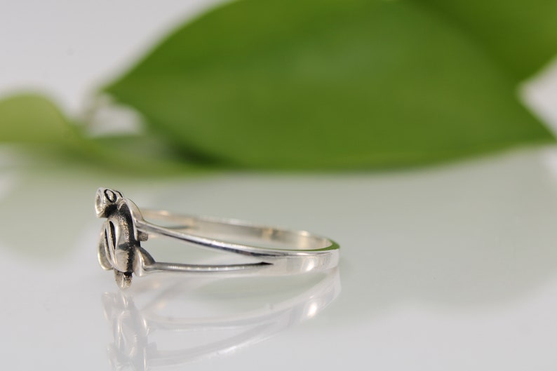 gift for her stacking ring dainty ring Sterling Silver Vintage sea turtle Ring
