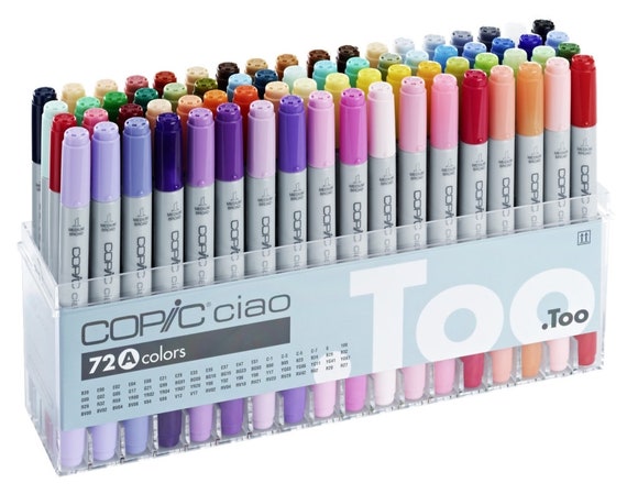 Copic Markers Ciao Set Alcohol Marker, 12, Basic, 12 Count