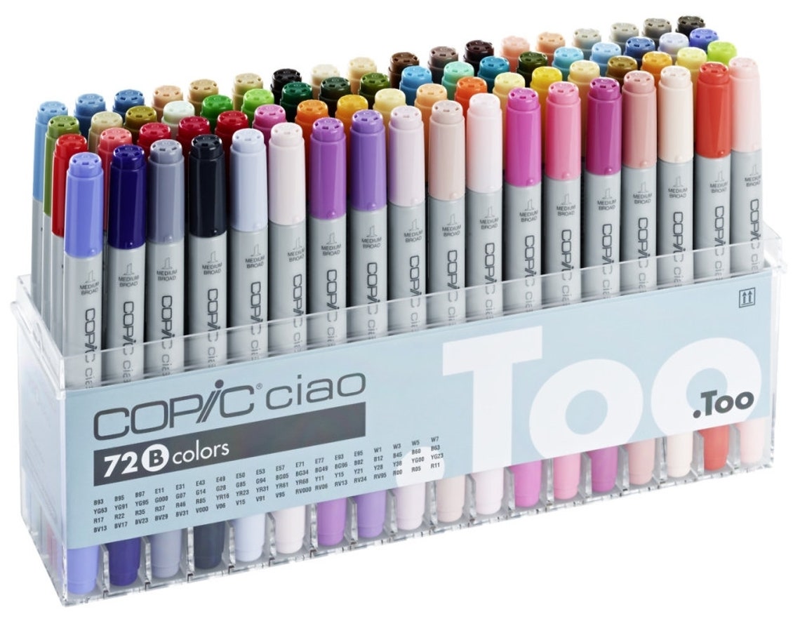 Copic Ciao Markers 72 Set A/B Etsy