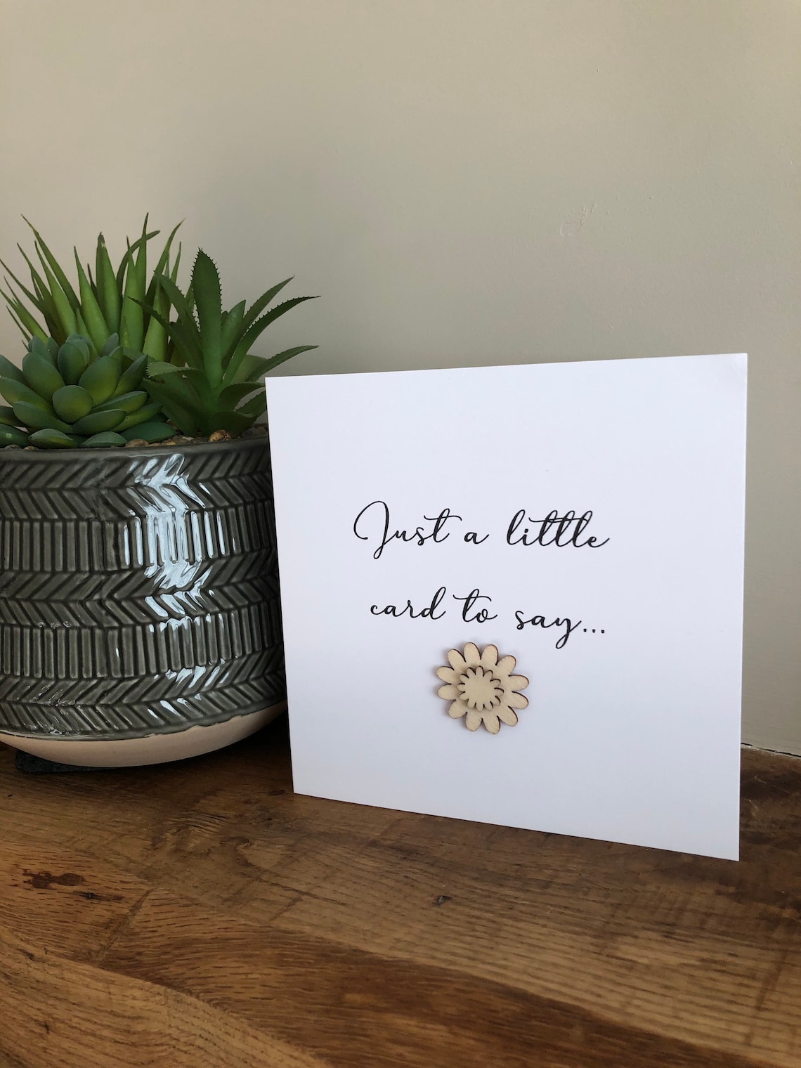 Just to Say Card Thinking of You Cards We Love You Card - Etsy
