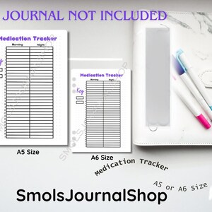 Journal de suivi des médicaments | Page de journal préfabriquée