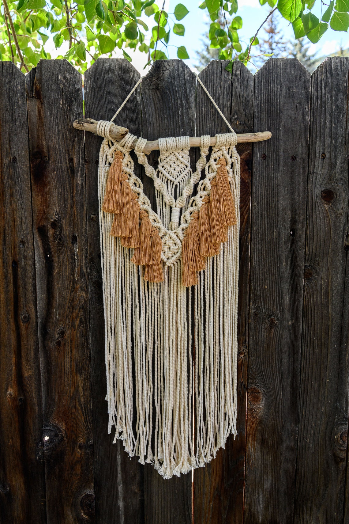 Driftwood Macrame Wall Hanging Etsy