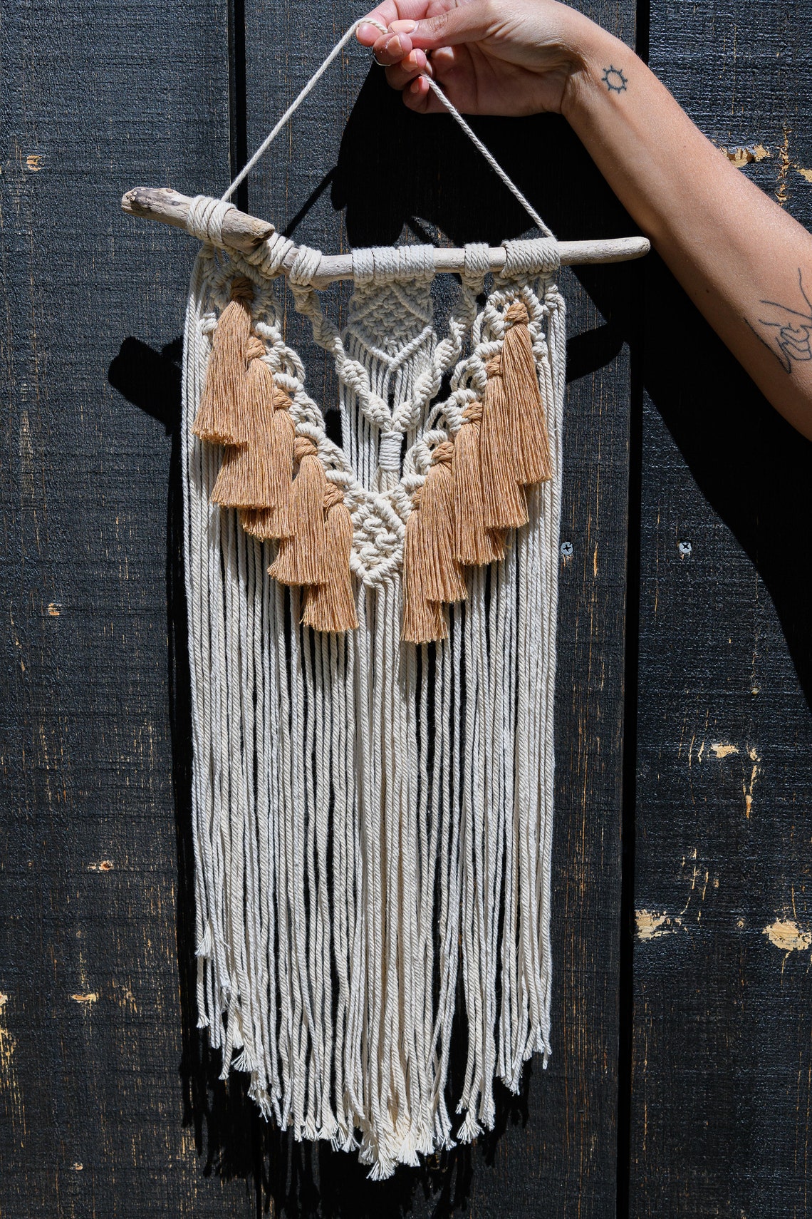 Driftwood Macrame Wall Hanging Etsy