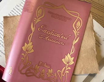 Libro de diario de hadas de Praderas Encantadas / Folleto de álbum de recortes de la Guía de Campo de Hadas de Primavera / Kit de diario de estilo cottagecore / Ilustraciones en acuarela