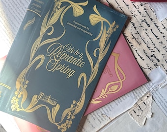 Libro de diario romántico de primavera / Folleto de papel para álbum de recortes estilo Regencia / Kit de efímeros vintage / Ideas para diarios estilo Cottagecore