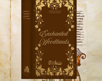 Enchanted Woodland Zine DIGITAL DOWNLOAD | Fall Fairy Scrapbook Booklet | Autumn Mushroom & Woodland Creature Activity Book