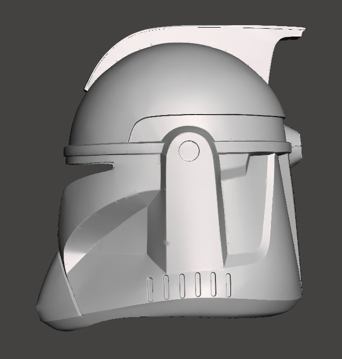 clone trooper helmet stl