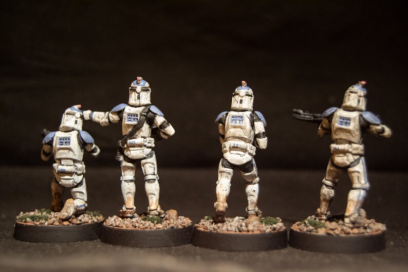Star Wars Legion 501st Phase 1 Clone trooper squad Table | Etsy