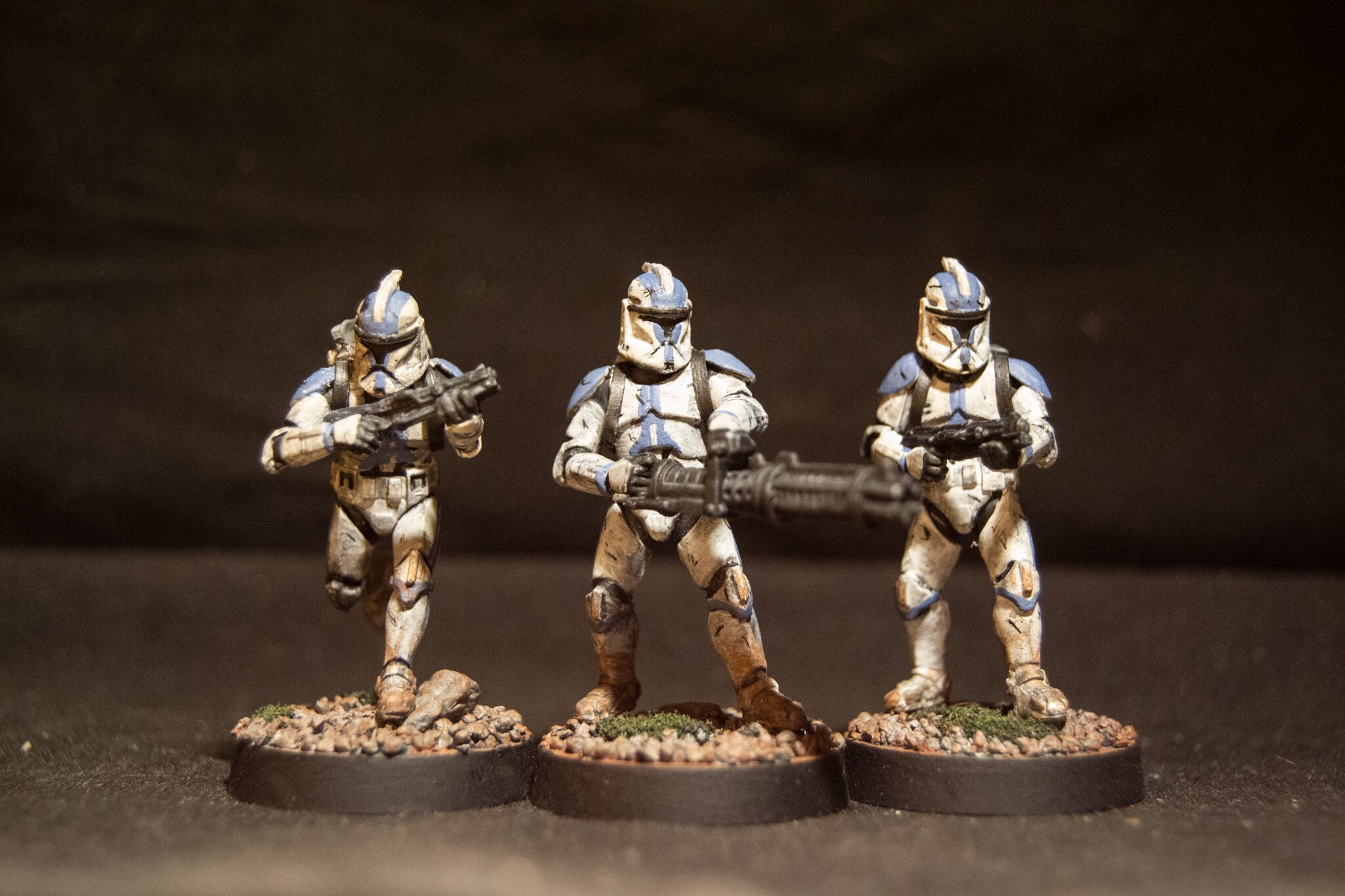 Star Wars Legion 501st Phase Clone Trooper Squad Table Top