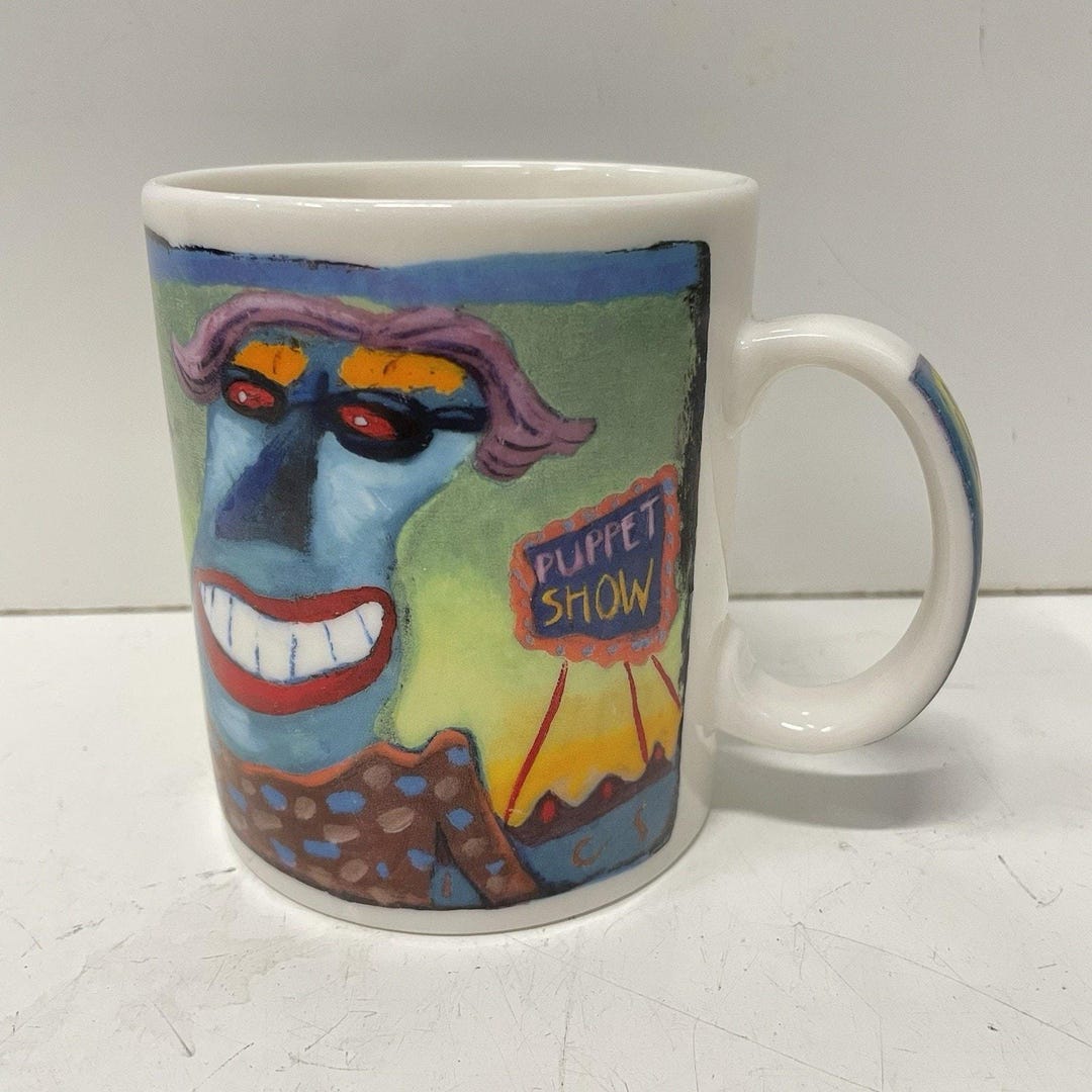 Jeffy Ringer Chaleur Jeff Ringer Pop Art Puppet Show the Coffee Kid Mug Tea Cup - Etsy