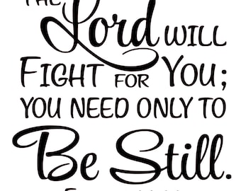 Be Still SVG and PNG