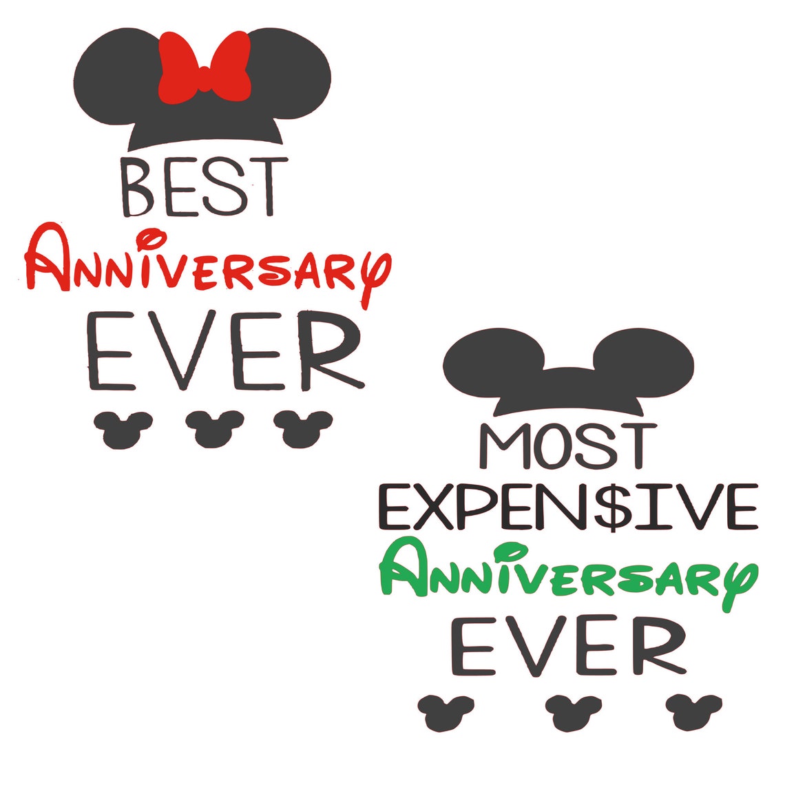 Disney Anniversary SVG | Etsy