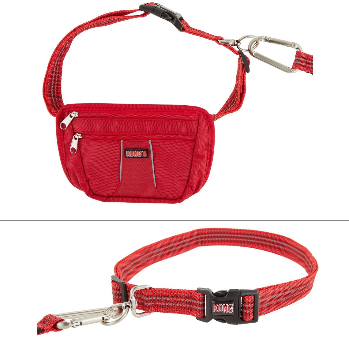 HandsFree Dog Leash with Removable Pouch 2 colors available Etsy