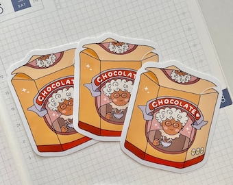 Mexican Hot Chocolate Sticker - Abuelita, Pan Dulce Art