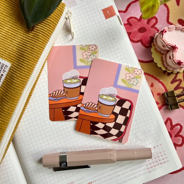 Matcha sticker - vinyl sticker, matcha tea, cute art