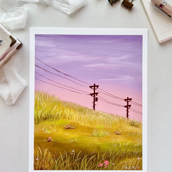 Picnic Views - art print