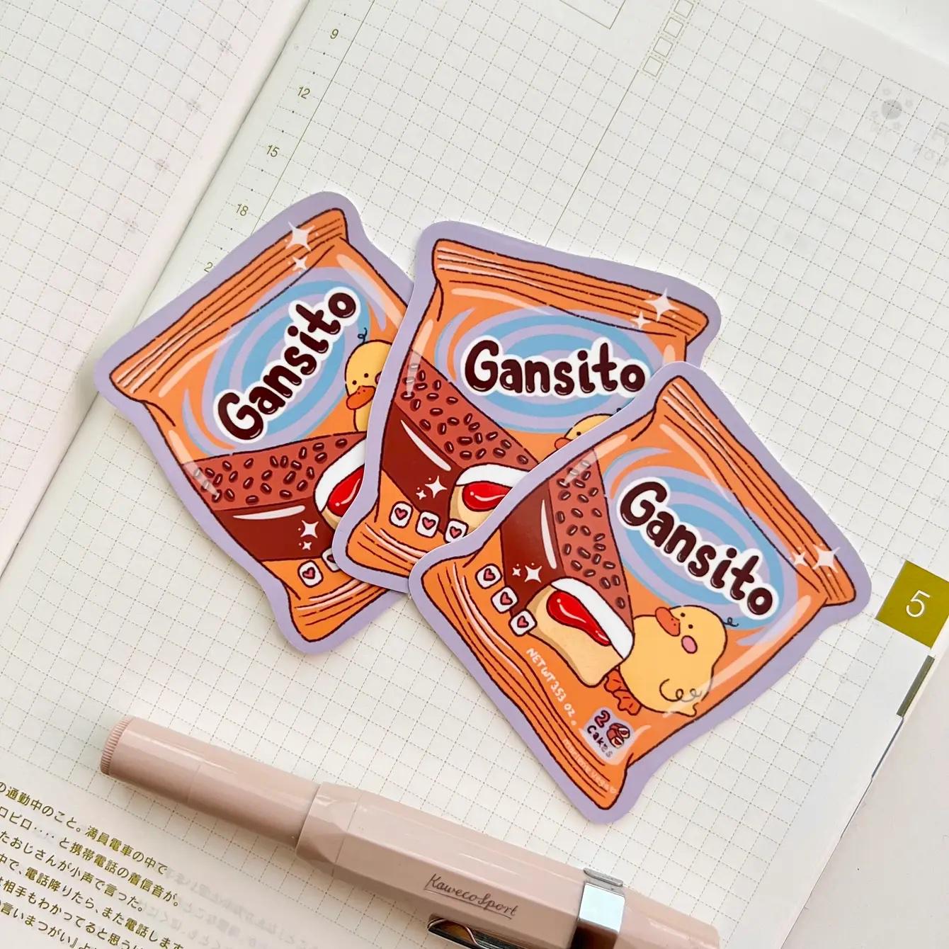 Snack Cake Sticker- Cute Stickers, Stationery, Laptop Sticker, Mexican ...