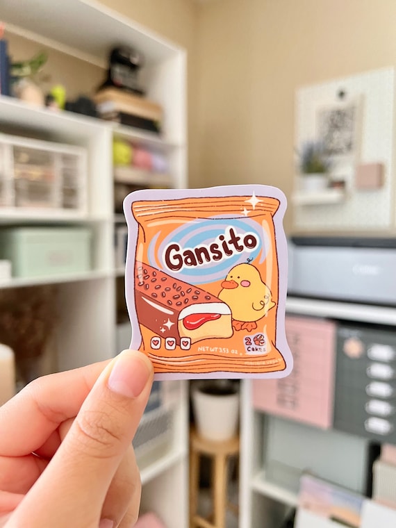 Gansito Sticker- Mexican Snacks, cute stickers, stationery, food stickers, dessert stickers, laptop sticker