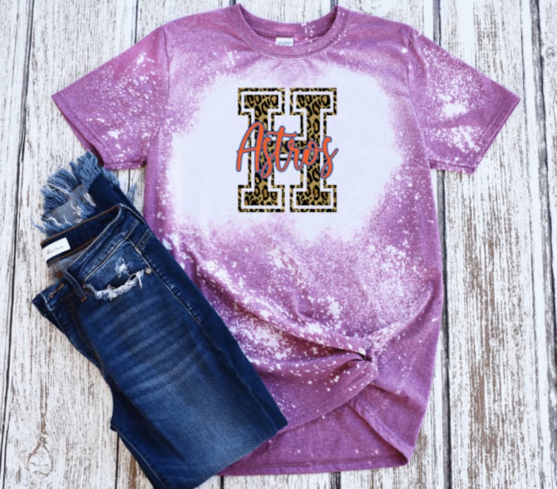 astros bleached shirt