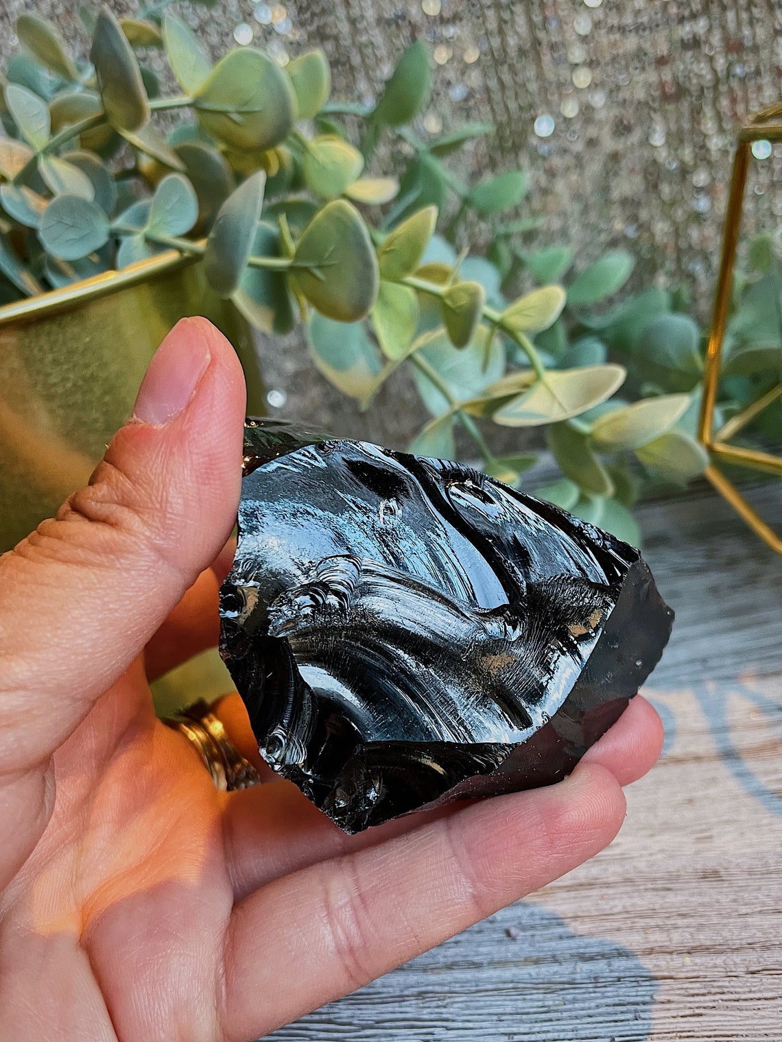 Black Obsidian Volcanic Glass Mexico Lava Glass Black Etsy