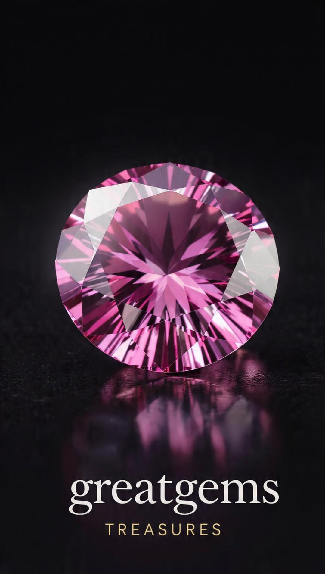 11.85 Ct Natural Pink Tourmaline A+ Round Cut Certified Loose Gemstone ...
