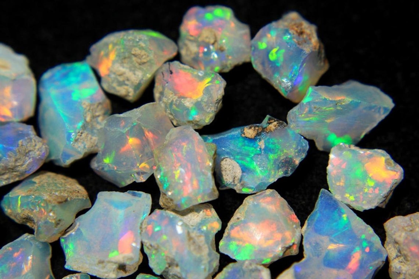 100 Crt Grade Raw Opal Welo Opal Rough Opal Multi fire Etsy