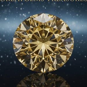 1.50 Ct+ Natural Champagne Round Cut Diamond | Loose Gemstone