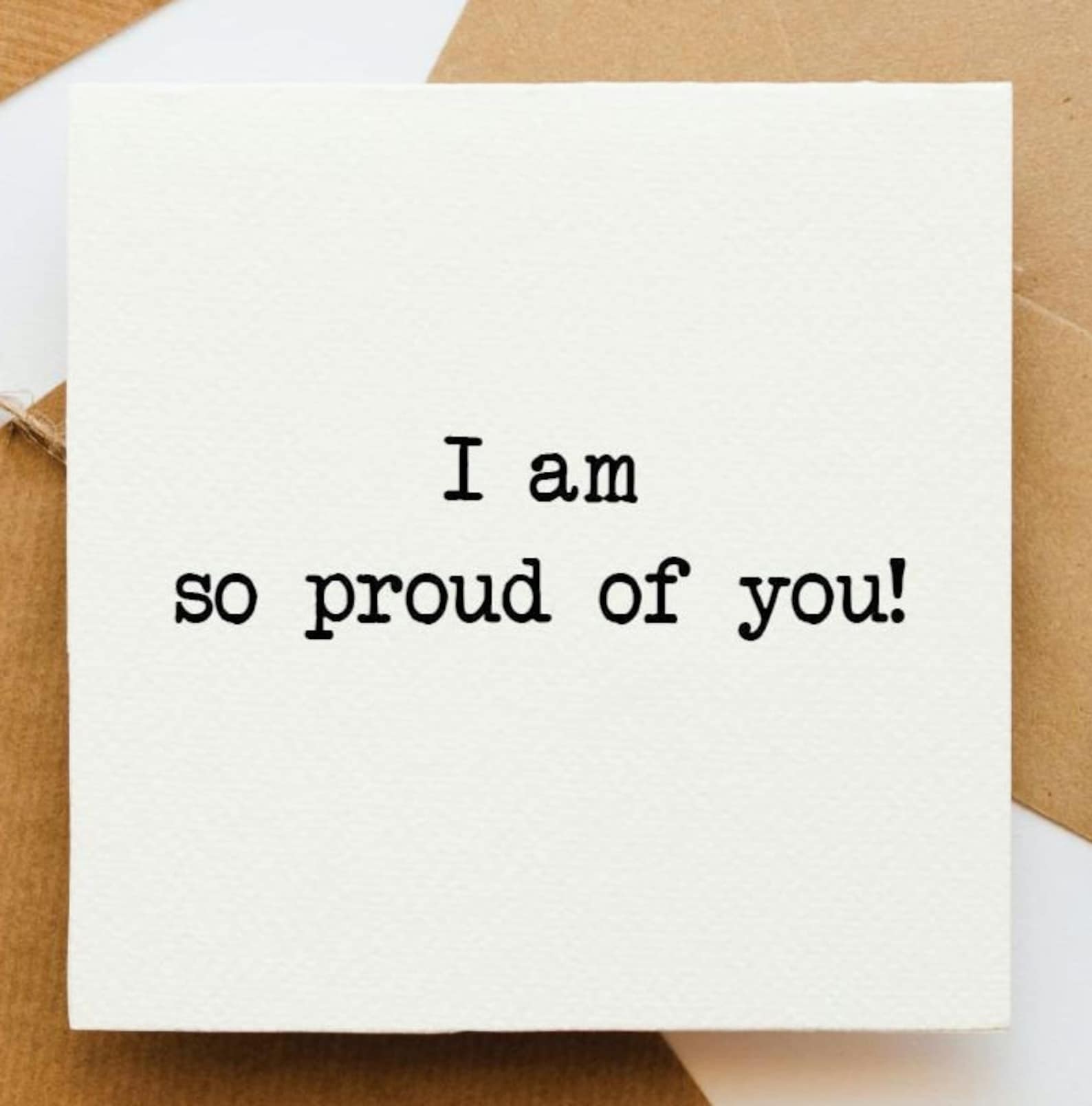 I Am so Proud of You Card, Well Done, Achievement, Congratulations ...