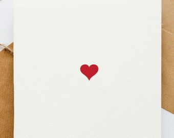 Love heart card, small heart, red heart, tiny heart, heart symbol, love you, simple heart, heart greetings card, valentine greeting card,