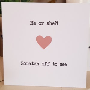 Lui o lei biglietto da grattare e rivelare, regalo a sorpresa, gratta e vinci, regalo personalizzato, messaggio segreto, messaggio nascosto, rivelazione regalo, baby shower