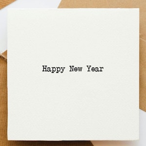 Tarjeta de feliz año nuevo, deseos de año nuevo, saludos de año nuevo, decoraciones de año nuevo, tarjeta de año nuevo, regalo de año nuevo,