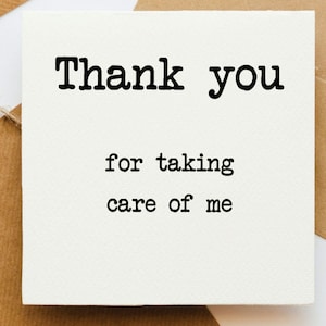 Bedankt dat je voor mij zorgt kaart, bedankkaart, bedankt, enorm bedankt, kaart voor haar, kaart voor hem, kaart voor hen, bedankkaart,
