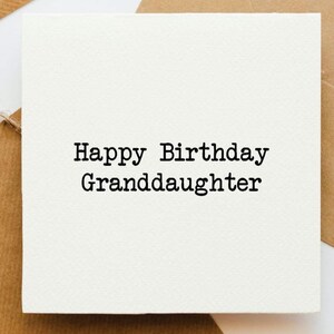 Carte de joyeux anniversaire petite-fille, carte d'anniversaire, carte d'anniversaire petit-enfant, carte d'anniversaire pour elle, carte pour petit-enfant, voeux d'anniversaire,