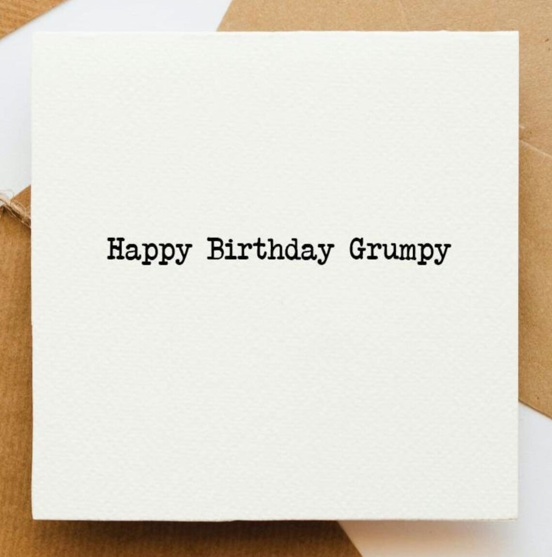 Grumpy Card Happy Birthday Grumpy Card, Funny Card, Cheeky Birthday, Card for ...