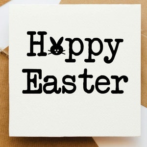 Carte de Pâques pour enfants, carte de Joyeuses Pâques, carte de Pâques, voeux de Pâques, carte lapin, carte pour lui, carte pour elle, lapin de Pâques,