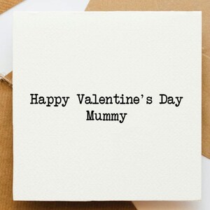 Valentine&#39;s Day card for Mummy, love card, card for her, card for Mum, card for Mummy, greetings card,