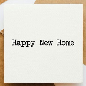 Bonne nouvelle carte pour la maison, carte de voeux, nouvelle maison, nouvelle maison, carte de crémaillère, déménagement, nouveaux pâturages, déménagement,