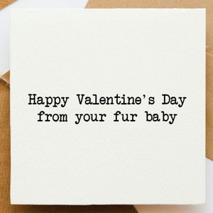 Joyeuse Saint-Valentin avec votre carte de bébé en fourrure, carte du chien, carte du chat, meilleur ami, saint-valentin de l'animal de compagnie, ami à fourrure,
