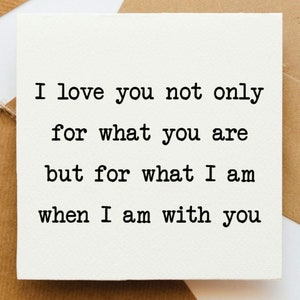Ich liebe dich Karte, Karte für Sie, Karte für Ihn, Karte für Freund, Karte für Freundin, romantische Karte, Liebeskarte, Hingabe, Jubiläumskarte