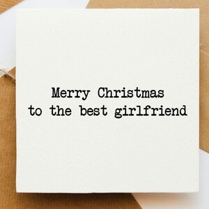 Vrolijk kerstfeest beste vriendin kerstkaart, kerstgroeten, kerstwensen, klaar om te posten, partner, kaart voor haar,