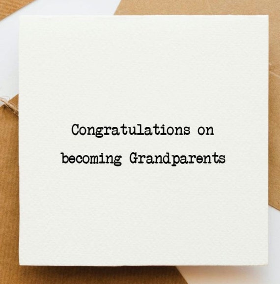 Biglietto Per I Nuovi Nonni, Neonato, Congratulazioni - Foto 7