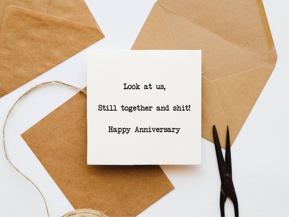 Buy Funny Anniversary Card Cheeky Card Card for Him Card for Online in  India - Etsy