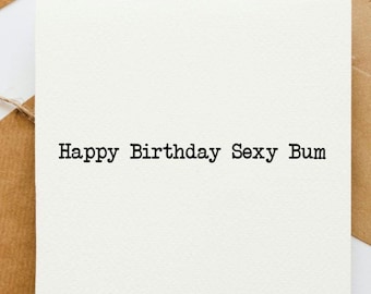Carte de joyeux anniversaire sexy, voeux d'anniversaire, mari, femme, carte de petite amie, carte de petit ami, belle amie, sexy,