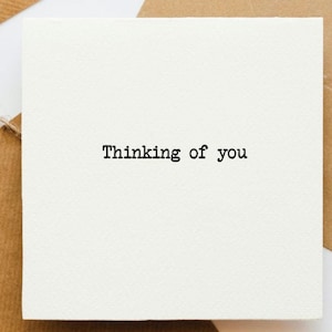 Carte de pensée pour vous, carte pour un ami, carte de positivité, des jours meilleurs, j'ai hâte, optimiste, inspirant, dans mes pensées, avec attention,