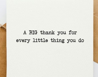 A big thank you card, with thanks, admiration card, card for her, card for him, card for them, thank you so much, huge thanks, appreciation