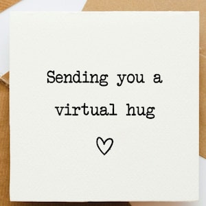 Enviándote una tarjeta de abrazo virtual, una tarjeta pensando en ti, una tarjeta optimista, una tarjeta positiva, una tarjeta para ella, una tarjeta para él, una tarjeta para un amigo, una tarjeta linda,