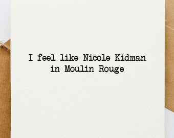 I feel like Nicole Kidman, Emily in Paris, Netflix, Lily Collin, bonjour, gabriel, sylvie, Frankreich, Eiffelturm, Grußkarte,