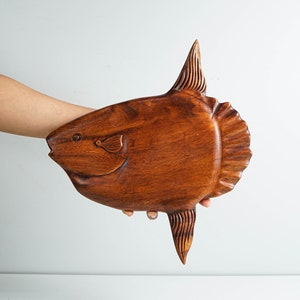 Fish Figurine Wall Art, Sea Animal Statue, Beach Wall Art, Marine Life Art, Interior Decor, Wall Decor, Home Décoration, Gift for Her