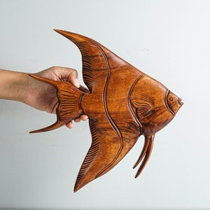 Fish Figurine Wall Art, Sea Animal Statue, Coastall Wall Art, Marine Life Art, Wall Decor, Wall Hanging, Nautical Décor, Gift for Him