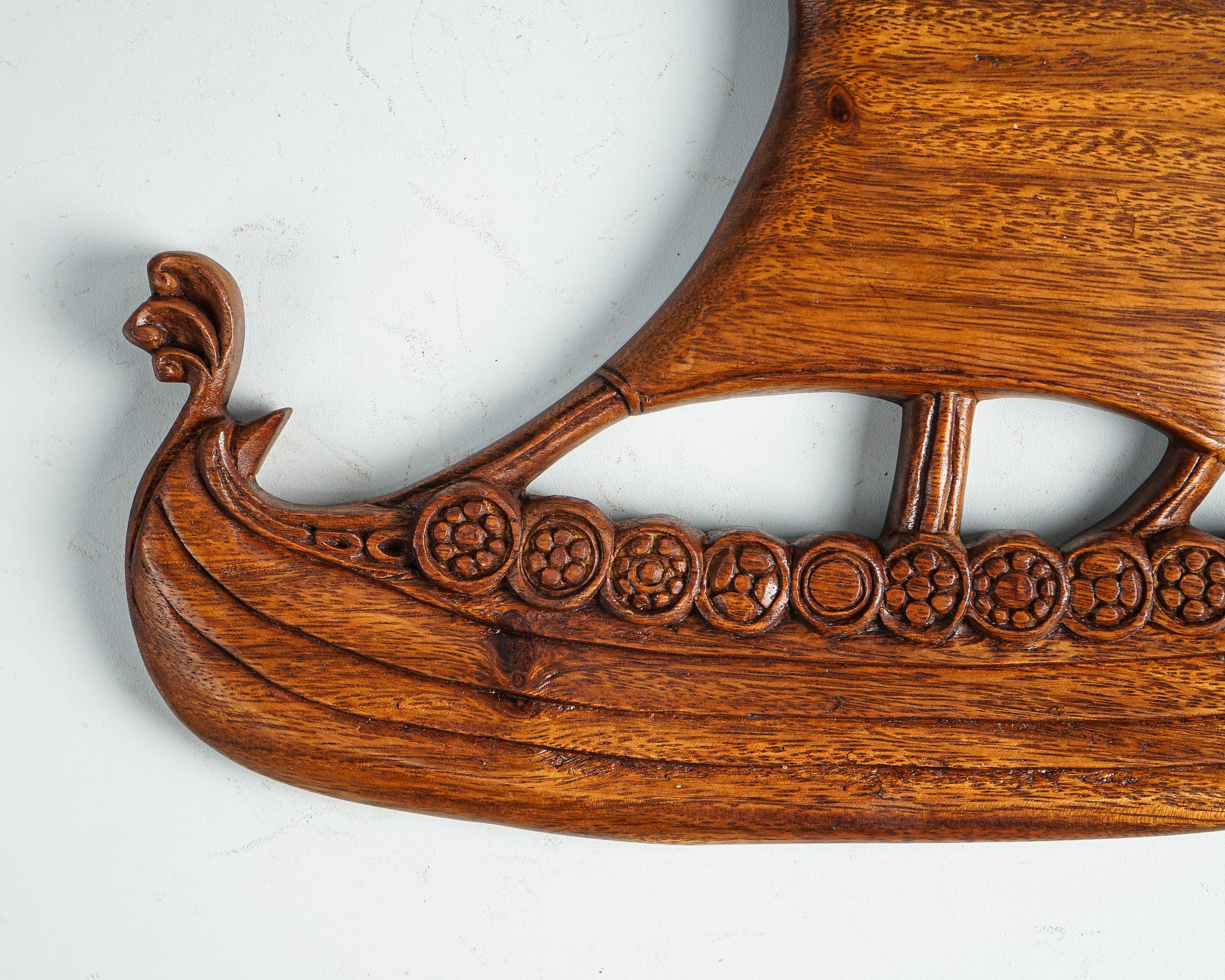 Viking Ship Wall Decor, Wall Art, Unique Statue, Wall Hangings